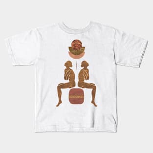 Astro Celestial Sit Feminine Kids T-Shirt